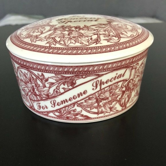 Vintage Spode For Someone Special Porcelain Trinket Box And Jewelry - Picture 2 of 5